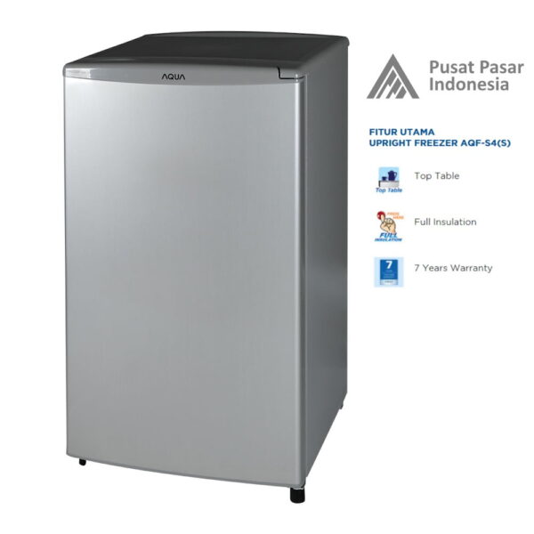 Aqua Upright Freezer 4 Rak dan 6 Rak