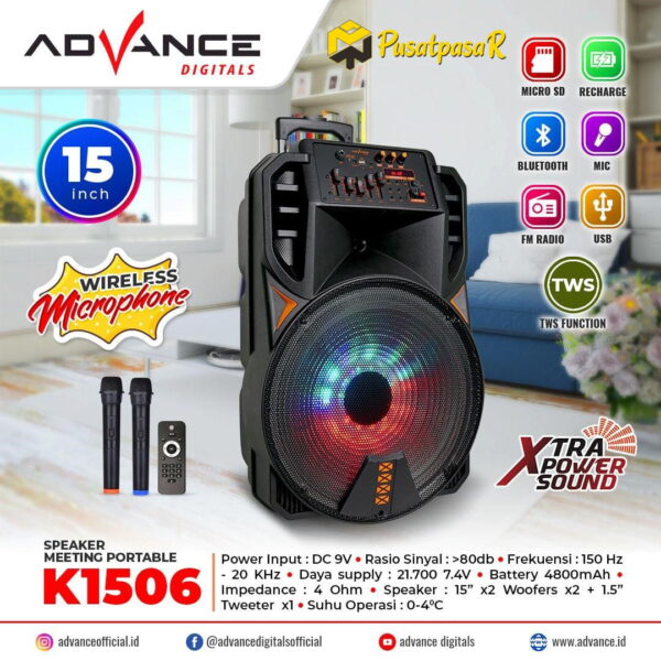 Advance Portable Speaker K1506
