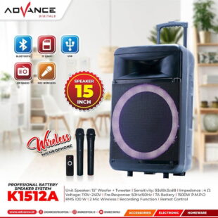 Advance Speaker Portable 15 inch K1512A