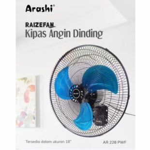 Arashi Raizefan Wall Fan Remote 18 inch