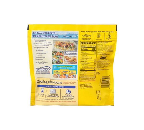 Gorton's Beer Battered Fish Fillets - Gambar 2