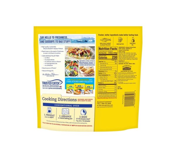 Gorton's Beer Battered Fish Fillets - Gambar 3