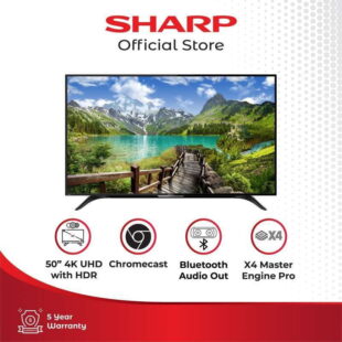 Sharp Smart Android & Google Digital Tv dengan Google Assistant