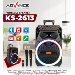 Advance Portable Speaker 12″ KS-2613