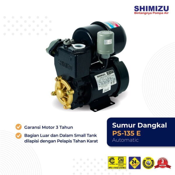 Shimizu Pompa Air Sumur Dangkal - Gambar 4
