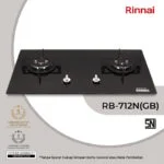 Rinnai Kompor Gas Tanam 2 Tungku RB-712N-GB