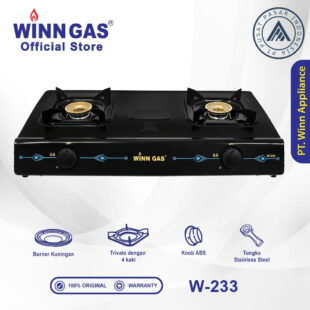 Winn Gas Kompor Gas 2 Tungku W-233