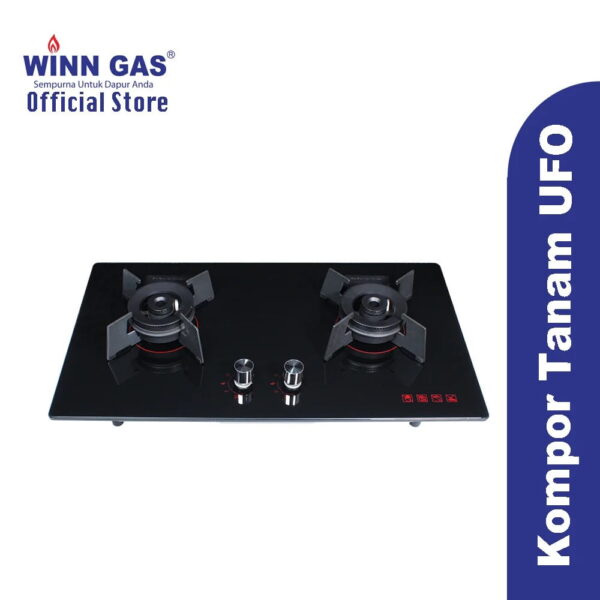 Winn Gas Kompor Tanam 2 Tungku Lipat W-898 - Gambar 2