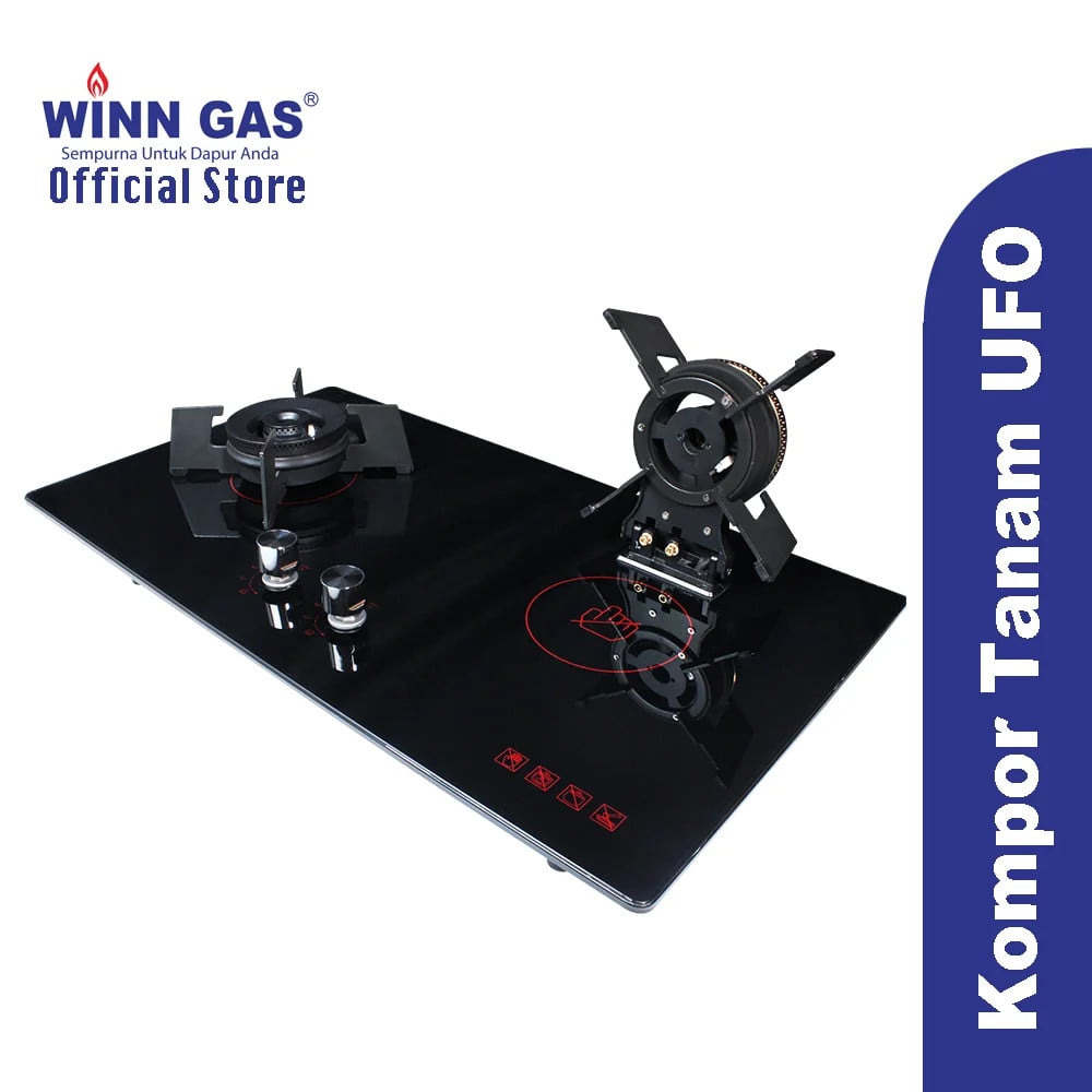 Winn Gas Kompor Tanam 2 Tungku Lipat W-898