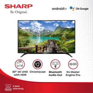 Sharp Ultra HD Android Tv 50″ 4T-C50DK1I