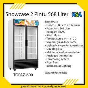 RSA Showcase 2 Pintu TOPAZ-600