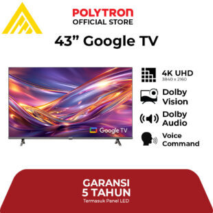 Polytron 43″ UHD Google Tv PLD-43UG5059