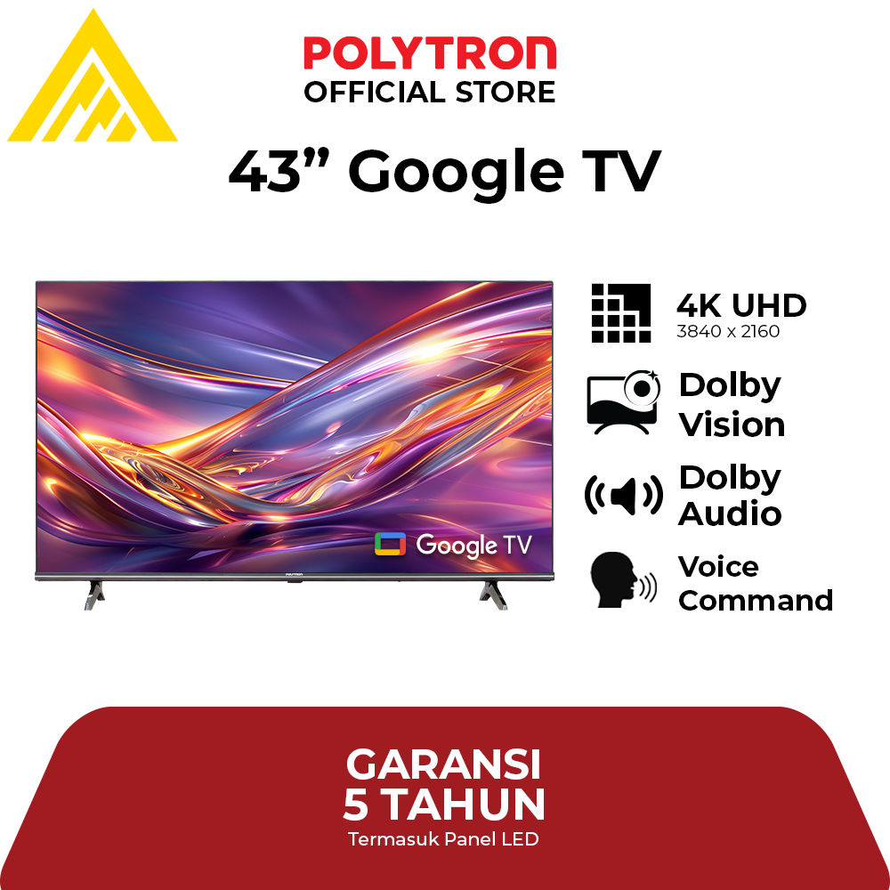 Polytron 43″ UHD Google Tv PLD-43UG5059