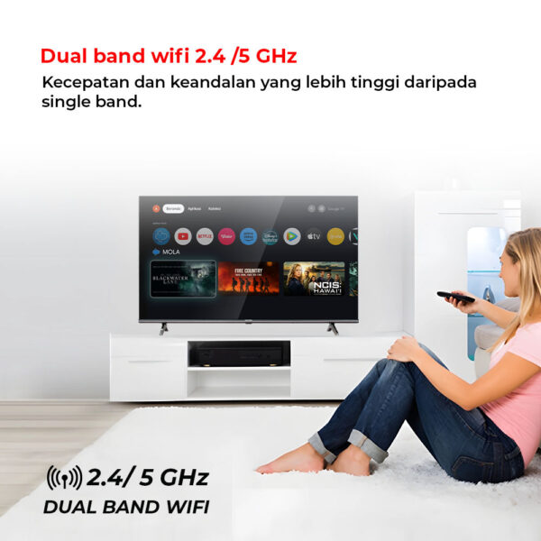Polytron 43" UHD Google Tv PLD-43UG5059 - Gambar 2